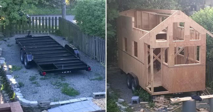 O femeie americană și-a construit o casă grozavă pe roți, începându-și viața literalmente de la zero.