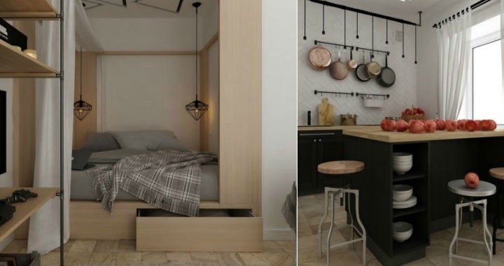 Un apartament mic nu este un motiv de disperare!  Aspectul corect îl va transforma într-un apartament confortabil.