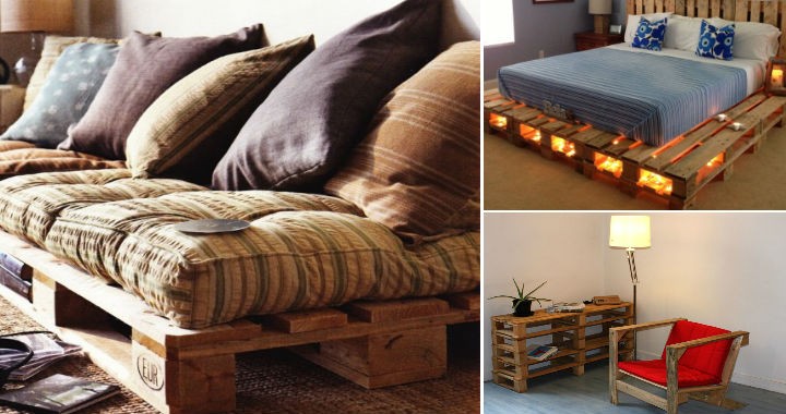Exemple grozave de mobilier cu paleți DIY
