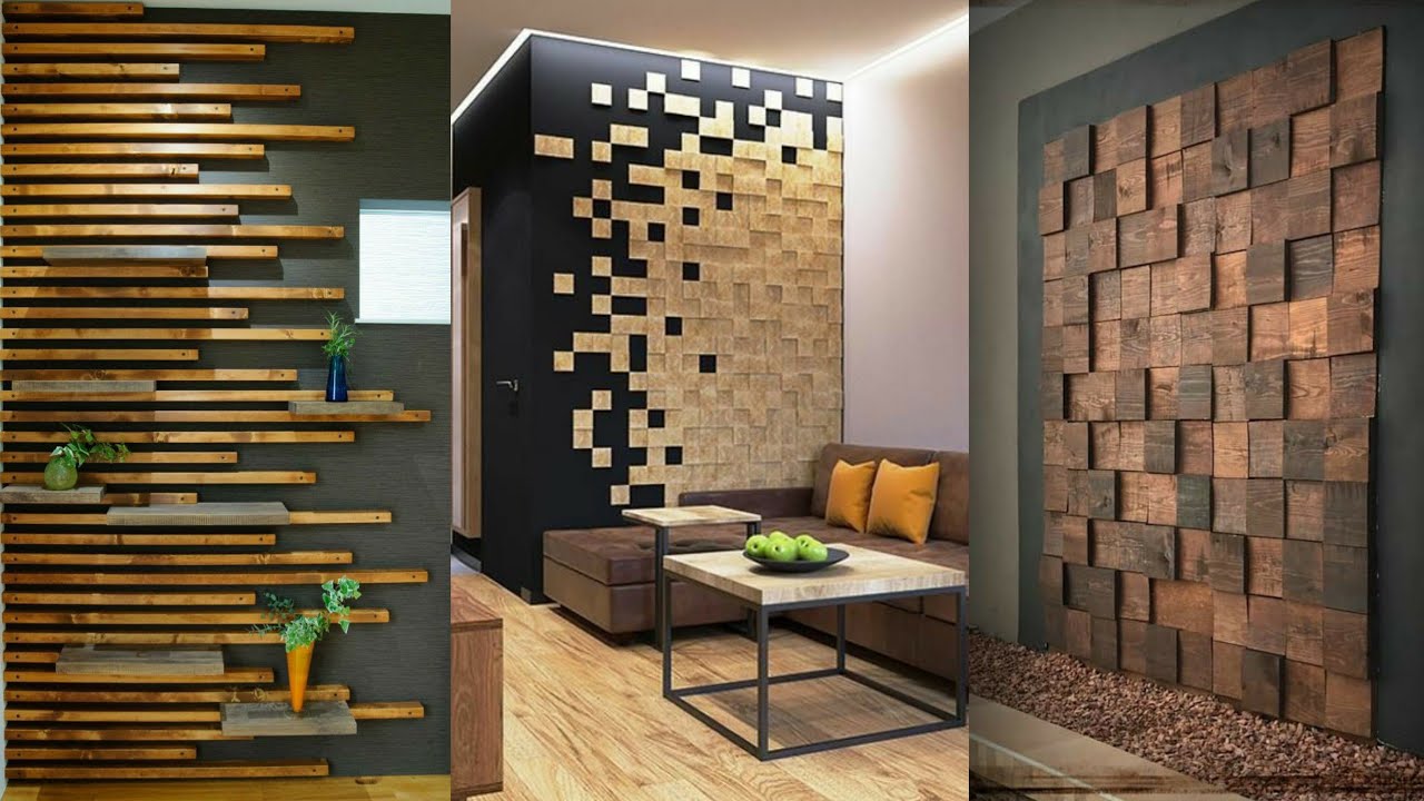 100 Wooden wall decorating ideas for living room interior wall design 2022