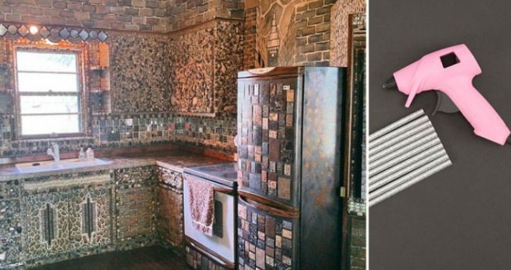 în 35 de ani, artista și-a transformat casa într-o operă de artă