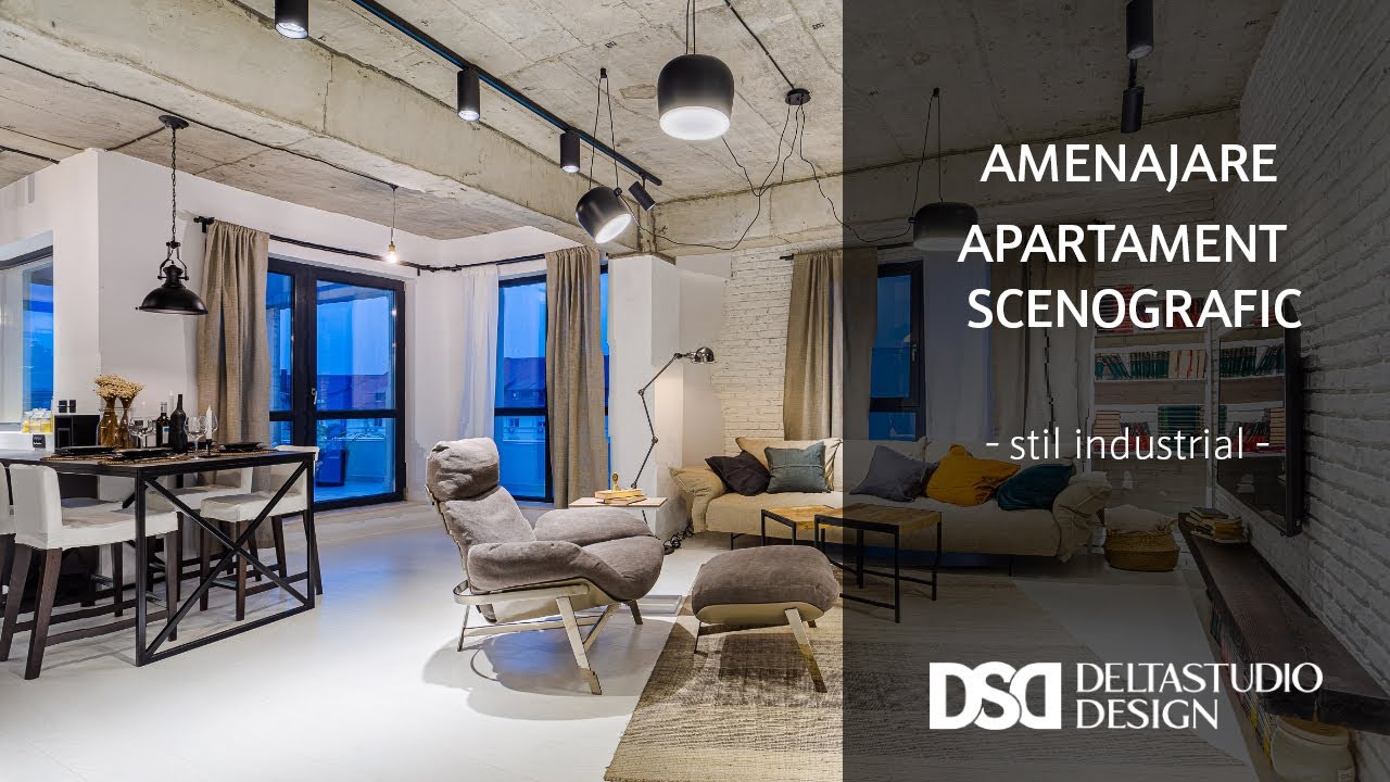 Amenajare Apartament în stil Industrial – Delta Studio Design
