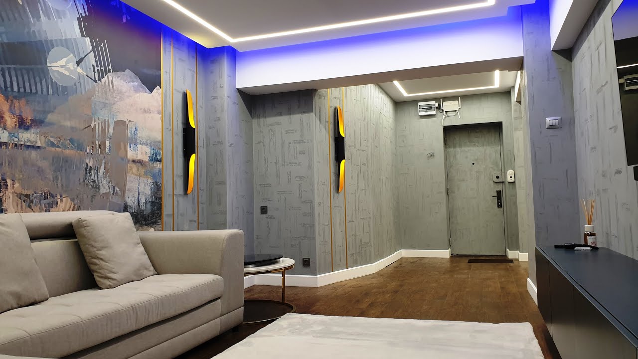 Amenajare Apartament Bucuresti finisaje lux, Echipa amenajari Interior design zugraveli decorative