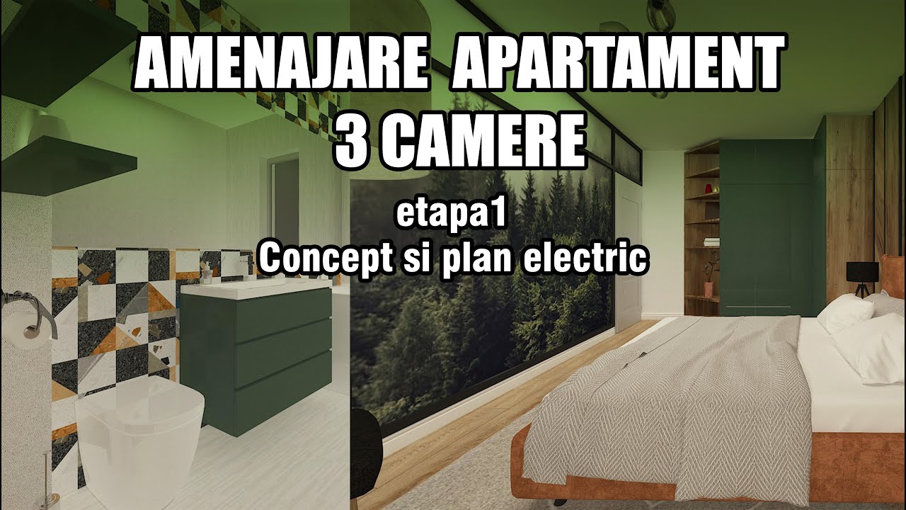 Amenajare apartament 3 camere – PART I | Concept+plan electric | Vivico Design Interior