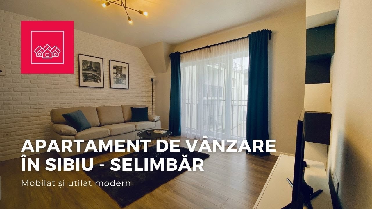 Apartament de vanzare in Sibiu – 3 camere, modern amenajat – Selimbar