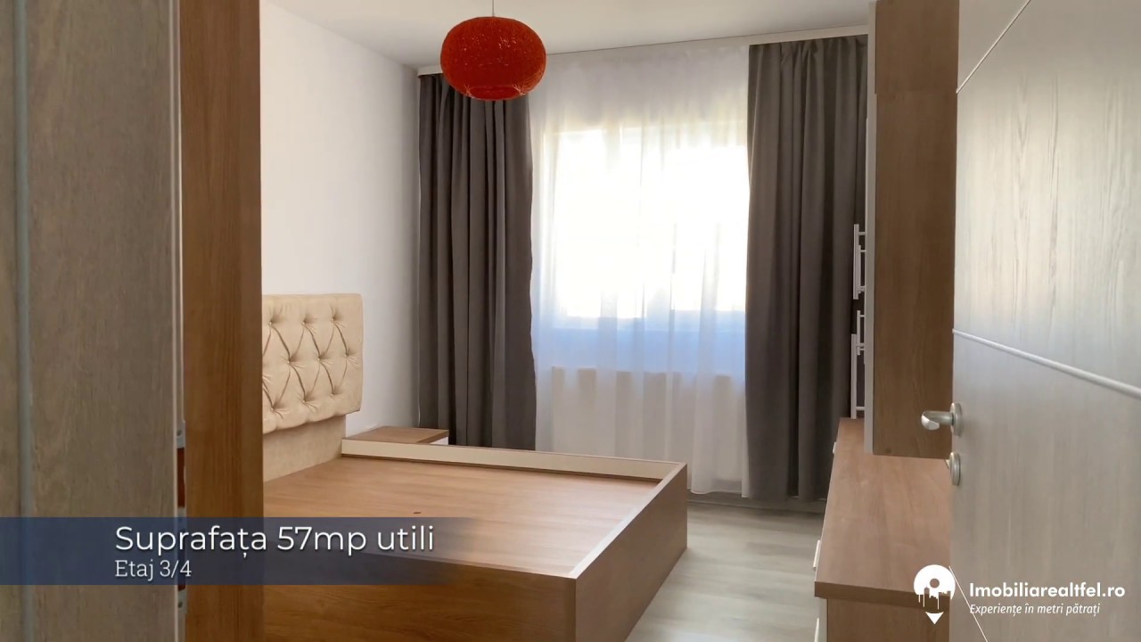 Apartament cu 2 camere amenajat modern I  Iasi – Romania