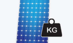 Care este greutatea unui panou fotovoltaic?