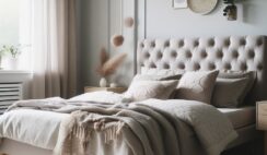 Cum să alegi un pat cu tăblie tapițată care se va potrivi perfect în interiorul dormitorului tău și în viața ta